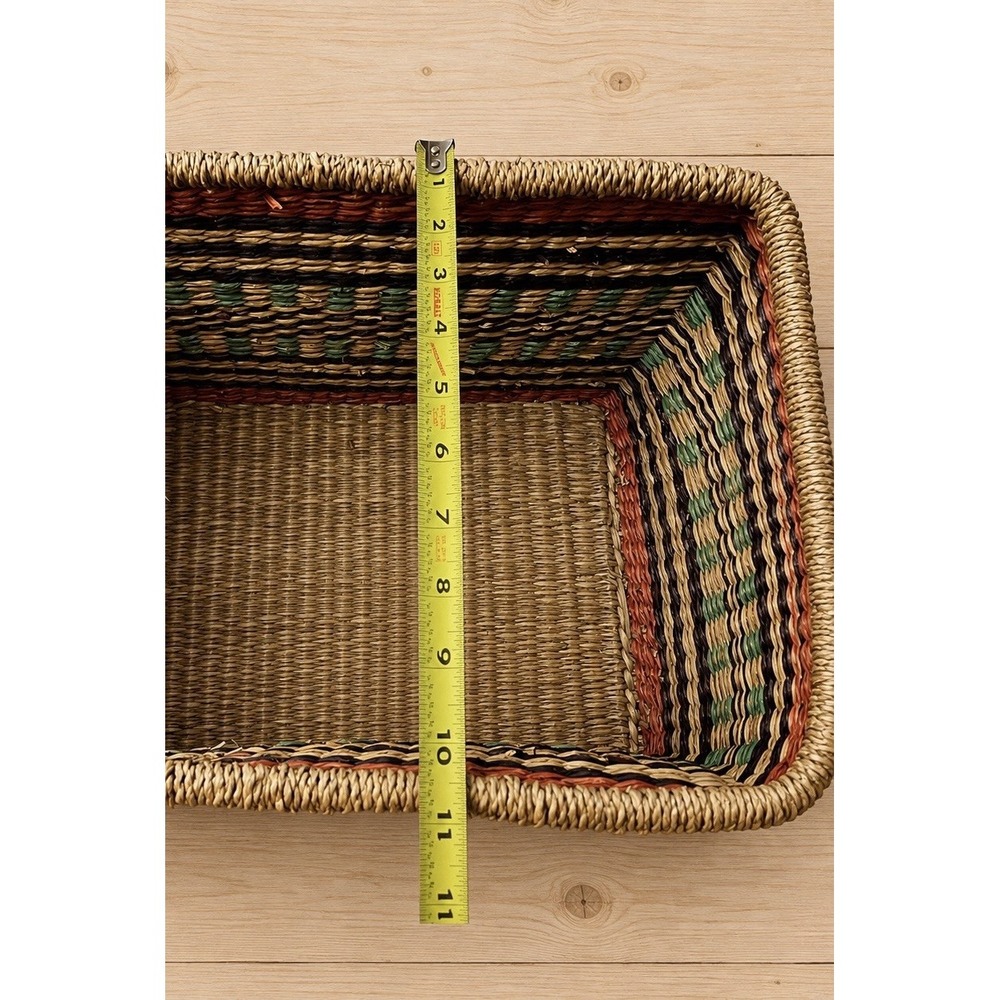 Handwoven Natural Seagrass Storage Basket[K] - Picture 5 of 9